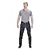 Viking Cycle Leather Chaps - Plain Motorcycle Leather Chaps for Men (Medium)