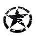 Hooke Road US Army Military Star Car Sticker Decal for Car/Truck/Ford F150/Jeep Wrangler - 2PCS（16.1 inch）