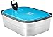 Easy Togo 3 Pack Stainless Steel Food Storage Containers with Lid, Airtight Lunch Box for Adult - Blue