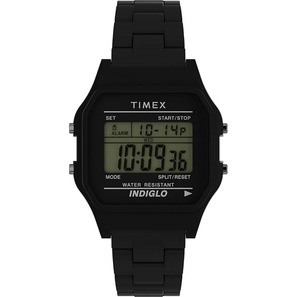 Amazon.com: Timex Men's T80 36mm Watch - Black Band Digital Dial