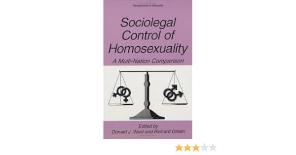 Amazoncom Sociolegal Control Of Homosexuality A Multi - 
