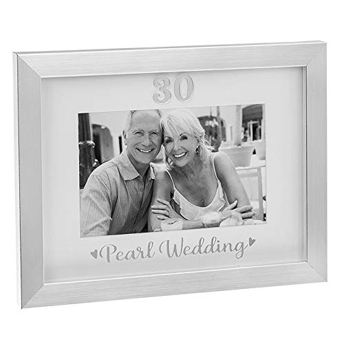 30th Pearl Wedding Anniversary Photo Frame New Boxed Amazon.co.uk