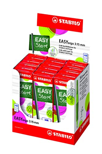 STABILO EASYergo 3.15 - Ergonomic Mechanical Pencil Refill Leads