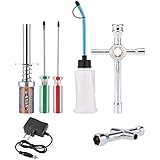 Goolsky Nitro Starter Glow Plug Igniter Charger Tools Fuel Bottle Combo for Redcat HSP Nitro Powered 1/8 1/10 RC Car