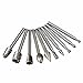 10PC HSS Routing Router Bits Burr Rotary Tools 1/8 Inch Shank Rotary Tool, Engraving, Wood Working Tools