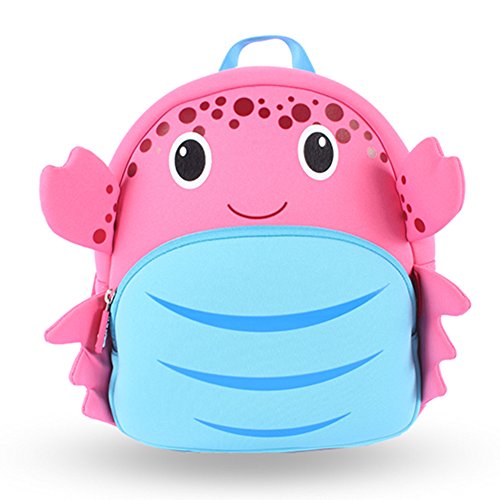 Ofun kids bags toddler backpacks [cartoon crab pink] gi…