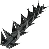 Stegastrip Security Spikes for Walls and Fences, 25 metre pack, Black by Stegastrip