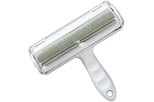 Furry Friends World Roller Pet Hair Remover and Reusable Lint Roller - Lint, Cat and Dog Hair Remover for Furniture, Clothing, Carpet and Bedding - Multi-Surface Fur & Lint Removal Tool (Gray)