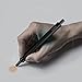 KOSFOR mechanical pencils comes with 0.5 & 0.7 dual engine fulfilling any project's drafting needs; its leather protects the cartridge from damage, it is refillable pre-filled with 3 lead (Black)