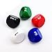 Bescon Polyhedral 3-Sided Gaming Dice - D3, 3 Sides, 5 Assorted Opaque Colors