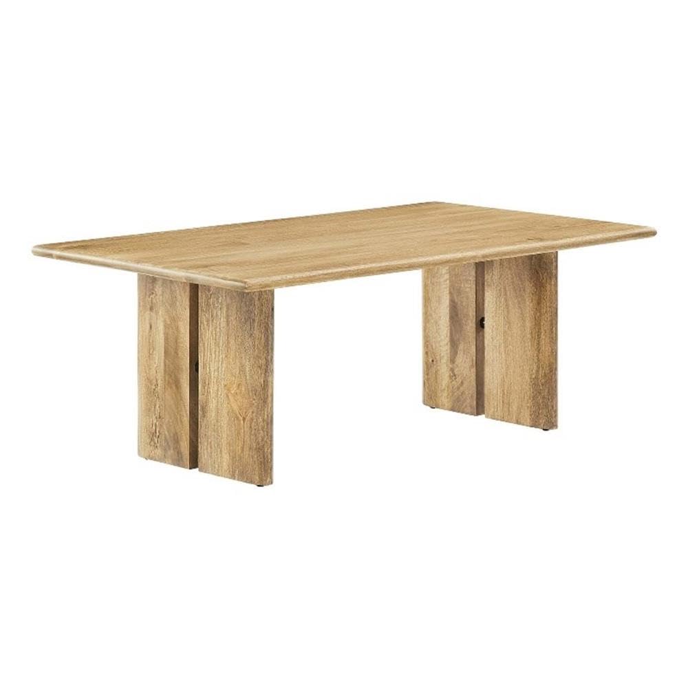 Photo 1 of Modway Amistad 44" Rectangular Solid Wood Modern Farmhouse Coffee Table in Oak