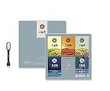 Osulloc Sean of Jeju set 5 flavors (5 kinds x 3ea) + Ochloo logo tag