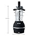 AGPTEK Solar Lantern, 5 Mode Hand Crank Dynamo 36 LED Rechargeable Camping Lantern, Black, Waterproof, LED Light Source, Ideal for Hiking, Emergencies, Hurricane Outages