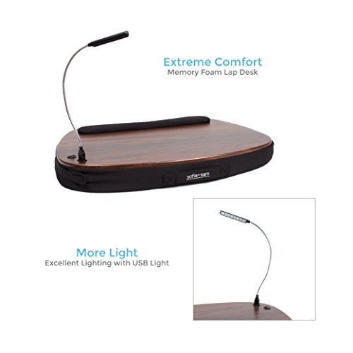 "Oversized Lap Desk with Memory Foam Cushion" - Image 4