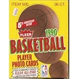 1990-91 Fleer Basketball Cards Box