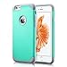 iPhone 6S Case, technext020 Slim Hybrid Dual Layer Silicone Bumper Case Green Hard Cover for Apple iPhone 6S and iPhone 6 Mint