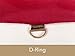 Covermates Keepsakes Christmas Wreath Storage Bag - Heavy Duty Polyester - Interior Pouch - Dual Zipper Pulls - Holiday Storage, Red