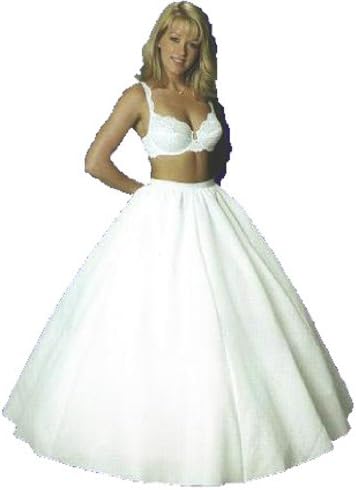 New Full Bridal Petticoat Wedding GOwn Slip (444V) (Small)