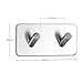 Towel Hanger Premium 304 Stainless Steel 3M Self Adhesive Coat Robe Hooks Holder Key Rack Garage Storage Organizer Stick On Sticky Bathroom Kitchen Wall Mount Heavy Duty Brushed Finish