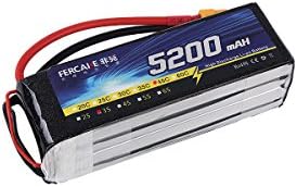 FERCAKE 5200mAH 3S 11.1V 45C Lipo Battery for RC Airplane Helicopter Boat Car Truck with XT60 Plug