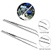 QY Aquarium Plant Tools, Aquascaping Scissor Tweezers Spatula Tool Stainless Steel Aquatic Tank Tools Set for Fish Tank Aquariums