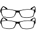 TruVision Readers Blue Light Blocking Reading Glasses 9604HP - 2 PK - Black - 1.00