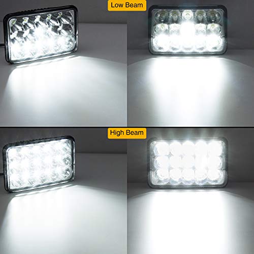 LIMICAR 4x6 Led Headlights Rectangular 4x6 Headlights 6x4 Conversion