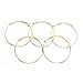 Yumei Jewelry Expandable Wire Blank Bangle Bracelet for Womens DIY Jewelry Making,2.4 Inch,Gold-tone