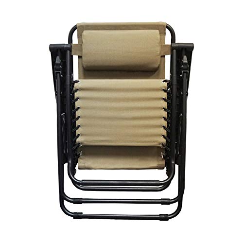 Caravan Sports Infinity Zero Gravity Chair, Beige (Renewed)
