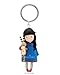 Santoro London Gorjuss Moulded Figurine Keyring - Hush Little Bunny
