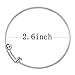 18 Pcs Stainless Steel Expandable Wire Blank Bangle Bracelet for Womens DIY Jewelry Making