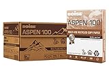 BOISE ASPEN 100% Recycled Multi-Use Copy Paper, 8.5" x 11", Letter, 92 Bright, 20 lb, 10 Ream Carton (5,000 Sheets)