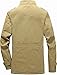 Vcansion Men's Winter Sherpa Lined Fleece Parka Jacket Windproof Coat Stand Collar Military Jacket