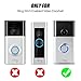 WONEIRA Doorbell Angle Mount for Ring Wi-Fi Enabled Video Doorbell, Adjustable 25-50 Degree Angle Adapter/Mounting Plate/Bracket/Wedge Corner Kits for Ring Doorbell 1th Generation
