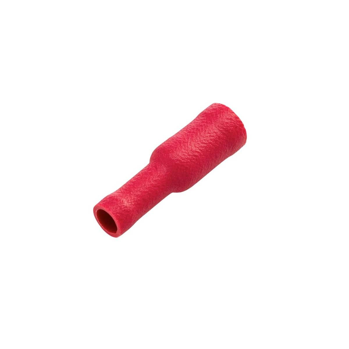 HELLA 8KW 045 145-812 Cable Connector - Red - from: 0.5mm² - to: 1.0mm² - Round Connector Sleeve - Ø: 4mm - Kit - Quantity: 10