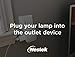 Westek Indoor Wireless Light Switch and Receiver Kit – No Wiring Required, Up To 100ft Distance – The Easy Way to Add a Switched Outlet, Ideal for Lamps,White,RFK1600LC