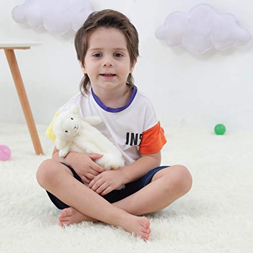 Apricot Lamb Luxury Snuggle Plush White Lamb Sheep Infant Stuffed