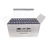 SafeWare Lubricated Condoms 144 (3 Pack x 48) | Durable, Flexible, Silky Smooth, Comfy &amp; Electronically Tested Latex Condoms | Enjoy Intense Intercourse, Protect Yourself &amp; Achieve Contraception