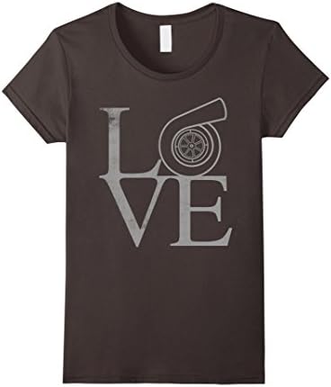 Womens Turbo Lover T-Shirt Small Asphalt