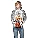 Boys Girls 3D Print Cartoon Hoodies Sweatshirt Costumes