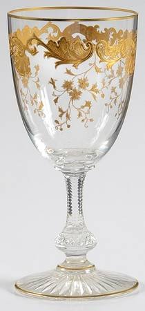 超歓迎 サンルイ グラス マスネ クリア ゴールドエンカラステド ワイングラス ウォーターゴブレット 並行輸入品 B0133h98uy Www Gcc Ccpf Com