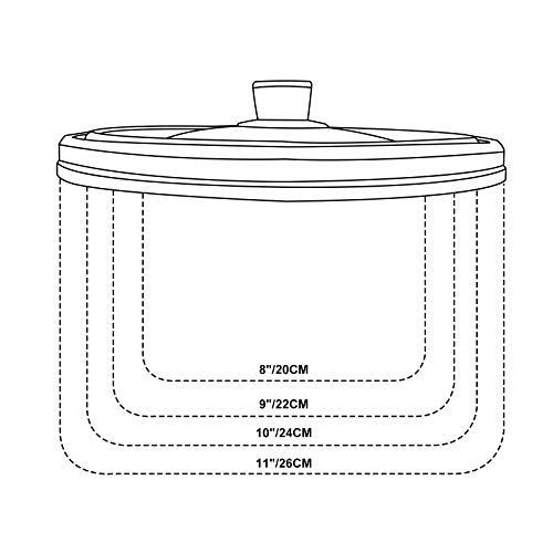 Microwave Oven Food Plate Cover, Non Plastic Silicone Glass Splatter