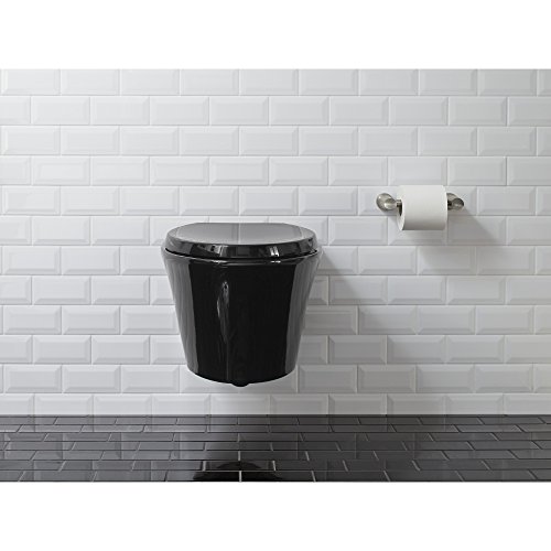 KOHLER K62997 Veil WallHung Elongated Toilet Bowl, Black Black on Galleon Philippines