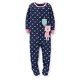 Carter's Baby Girls 1 Piece Snug Fit Cotton Footed Sleeper Pajamas (pig)