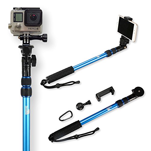 Selfie Stick Use as GoPro Pole and Monopod Camera Mount Go Pro