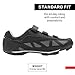 Louis Garneau - Men's Multi Air Flex Bike Shoes for Commuting, MTB and Indoor Cycling, SPD Cleats Compatible with MTB Pedals, Black, US (10), EU (44)
