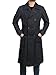 Marche Sydney mens Sherlock Holmes Wool Benedict Cumberbatch Consulting Detective Coat, Charcoal Gray, Medium