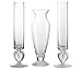 Lillian Rose Glass Unity Sand Vase Set, Clear
