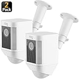 Metal Mount for Ring Spotlight Cam Battery, Adjustable Indoor/Outdoor Sturdy Mount by ALERTCAM (2 Pack)