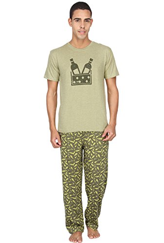 nuteez bottles pyjama set for men